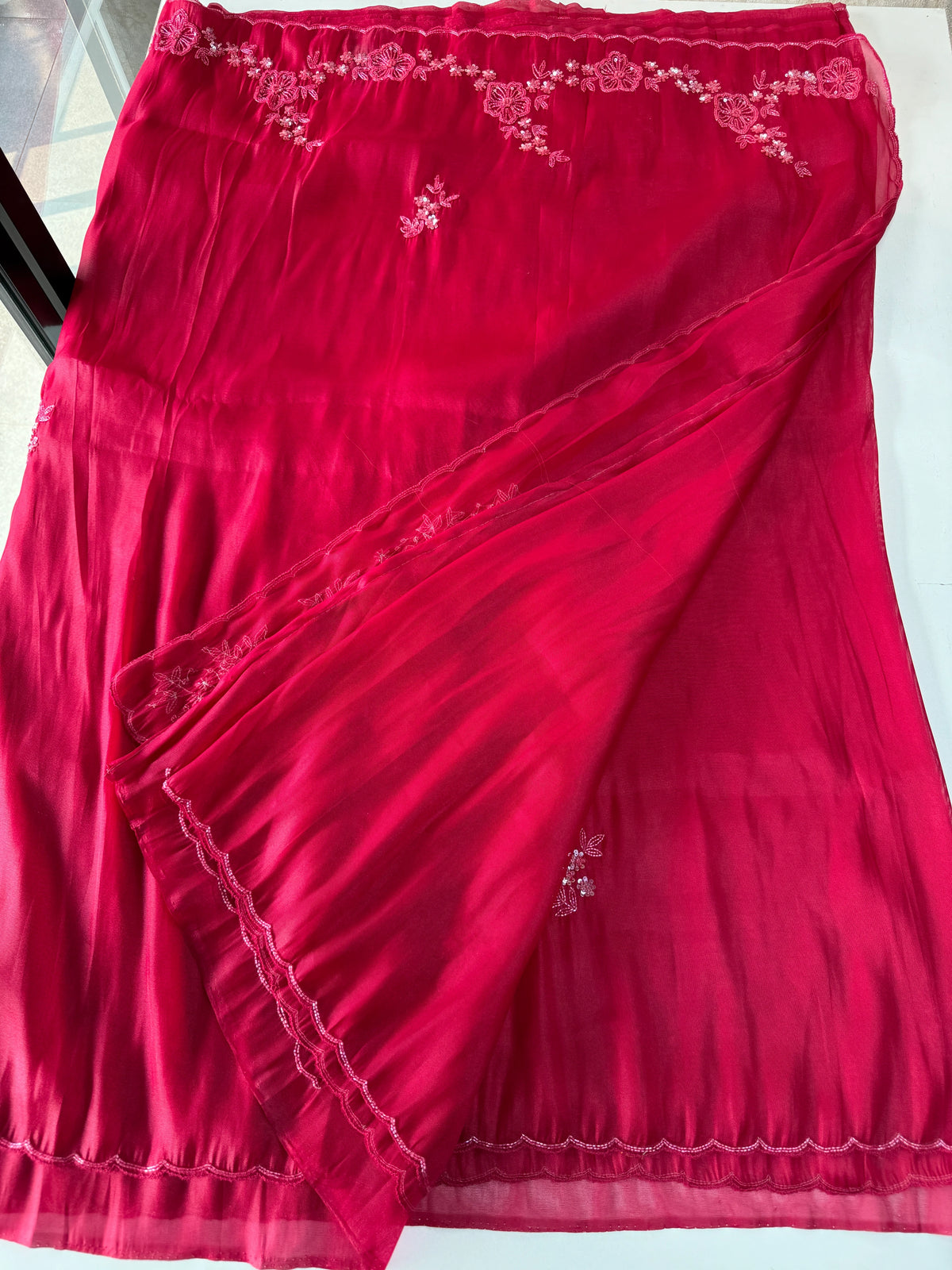 Tissue organza Saree/ HW319