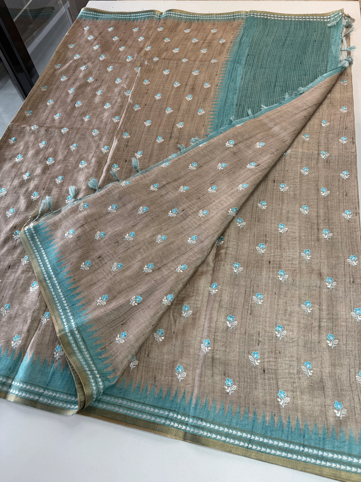 Soft Semi Tussar Saree/FG444