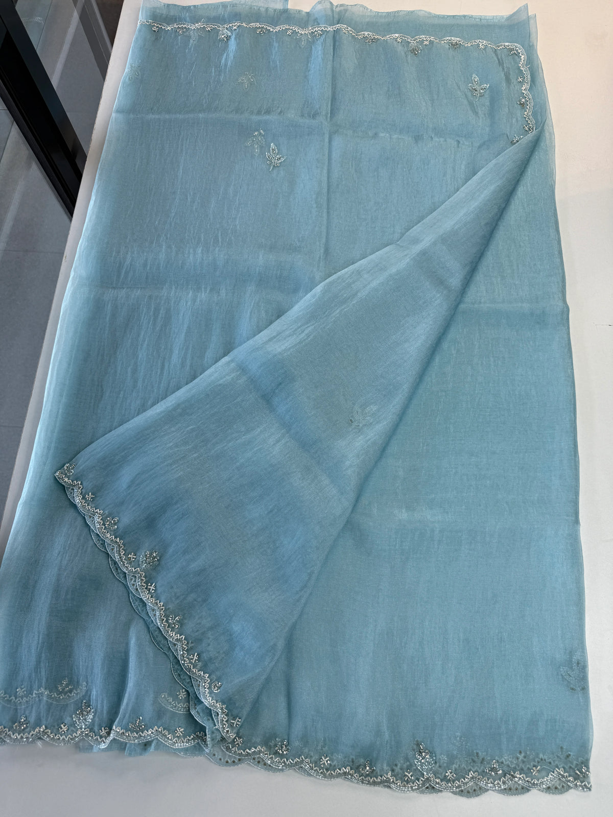 Korean Organza Saree/HW402