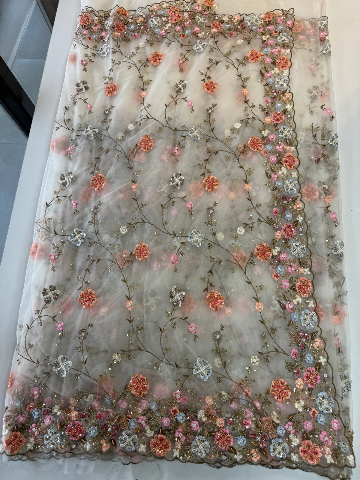 Net saree/ HL210