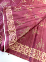 Soft semi Tussar saree/ D521