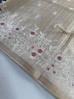 Semi Tussar saree/ FGD594