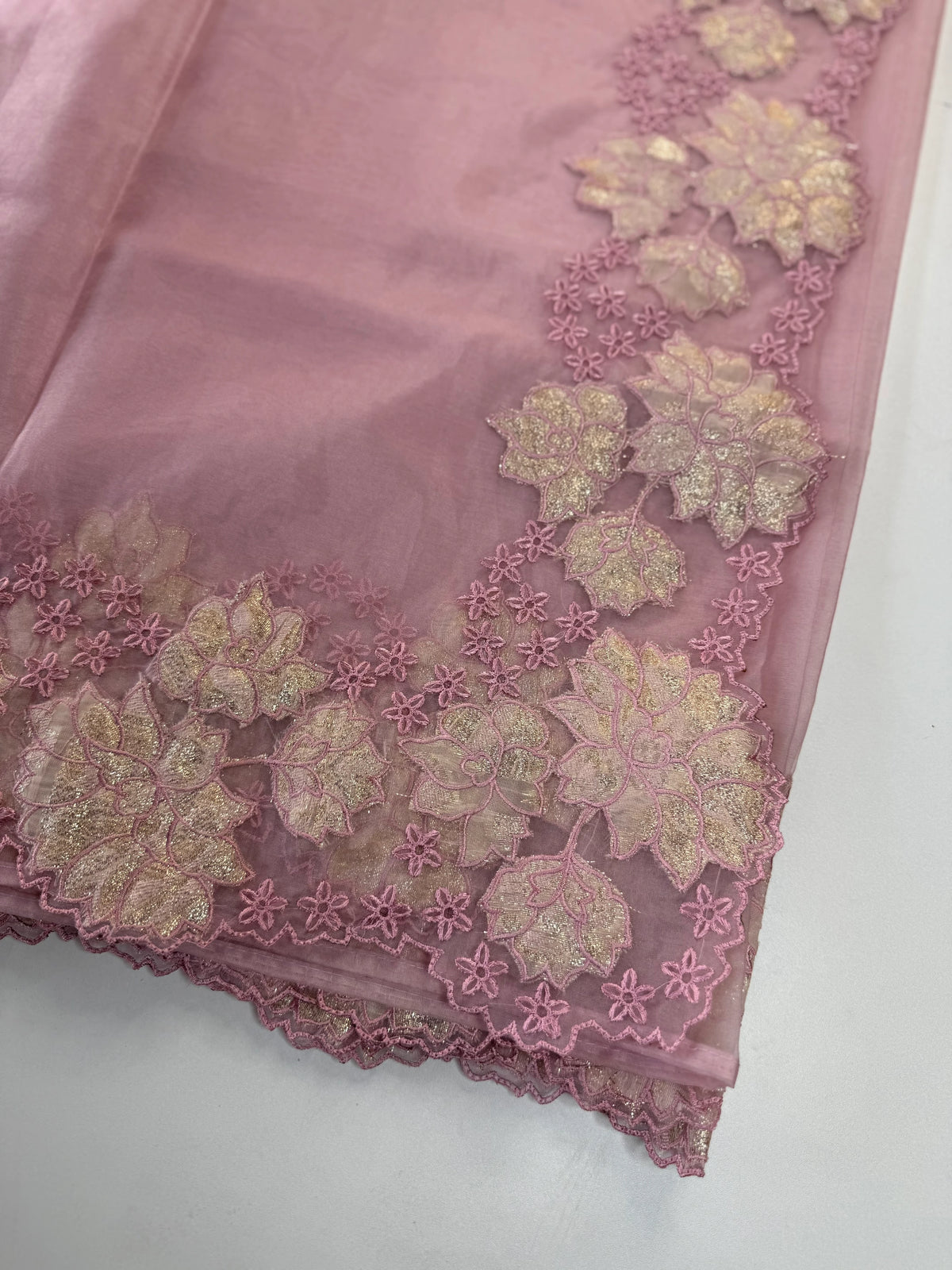 soft oragnza saree/ 287D