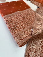 Banarasi weaved unstitched salwar set/NC108