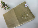 Fancy crushed Organza Saree/ HW490