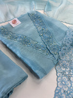 Organza unstitched salwar set / NC160