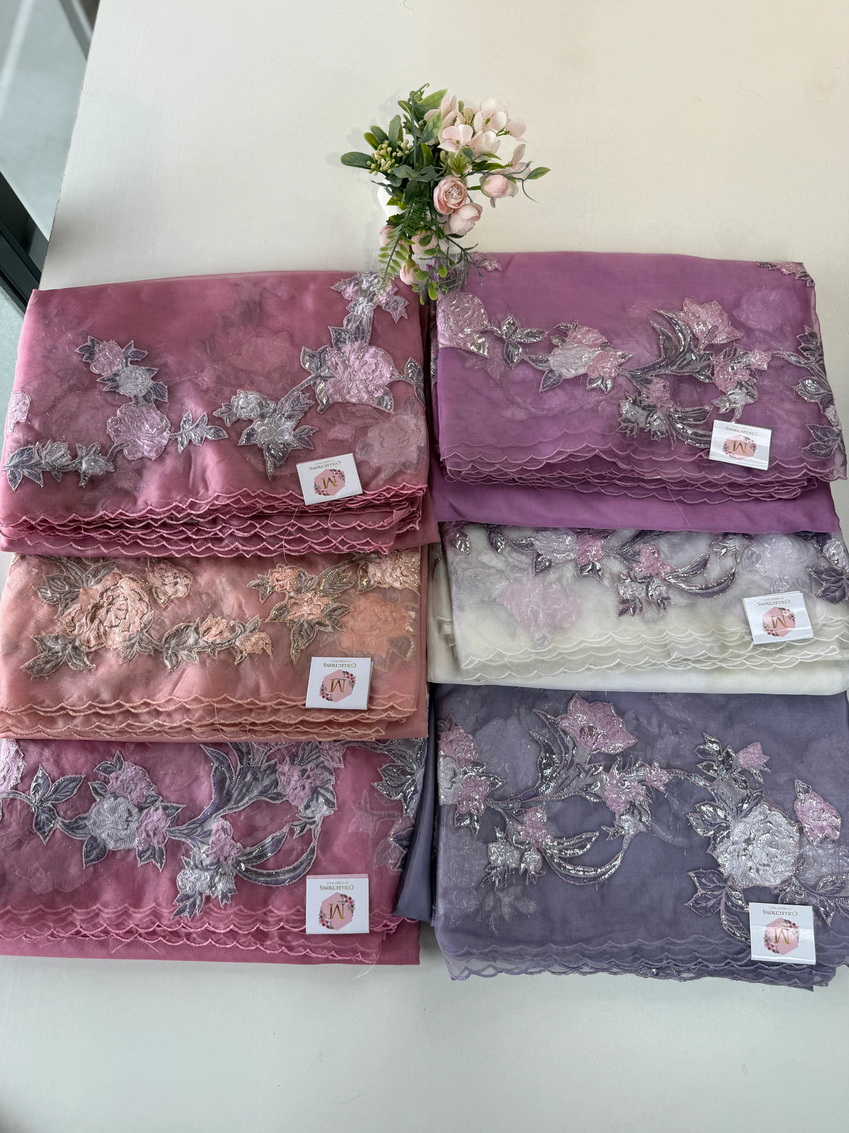Soft organza saree/FK38