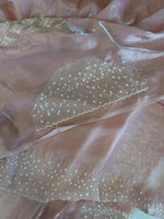 Satin organza saree/ 5509