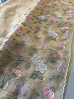 Glass organza Saree/ 155F