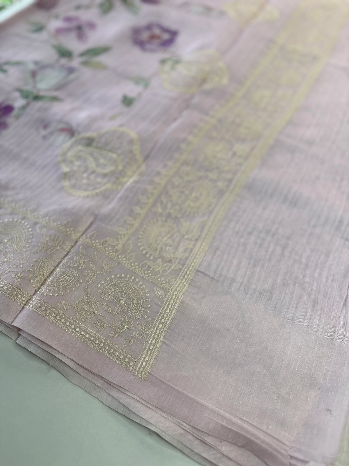 Semi Jute Saree/ 5191