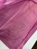 Fancy crushed Organza Saree/ HW490