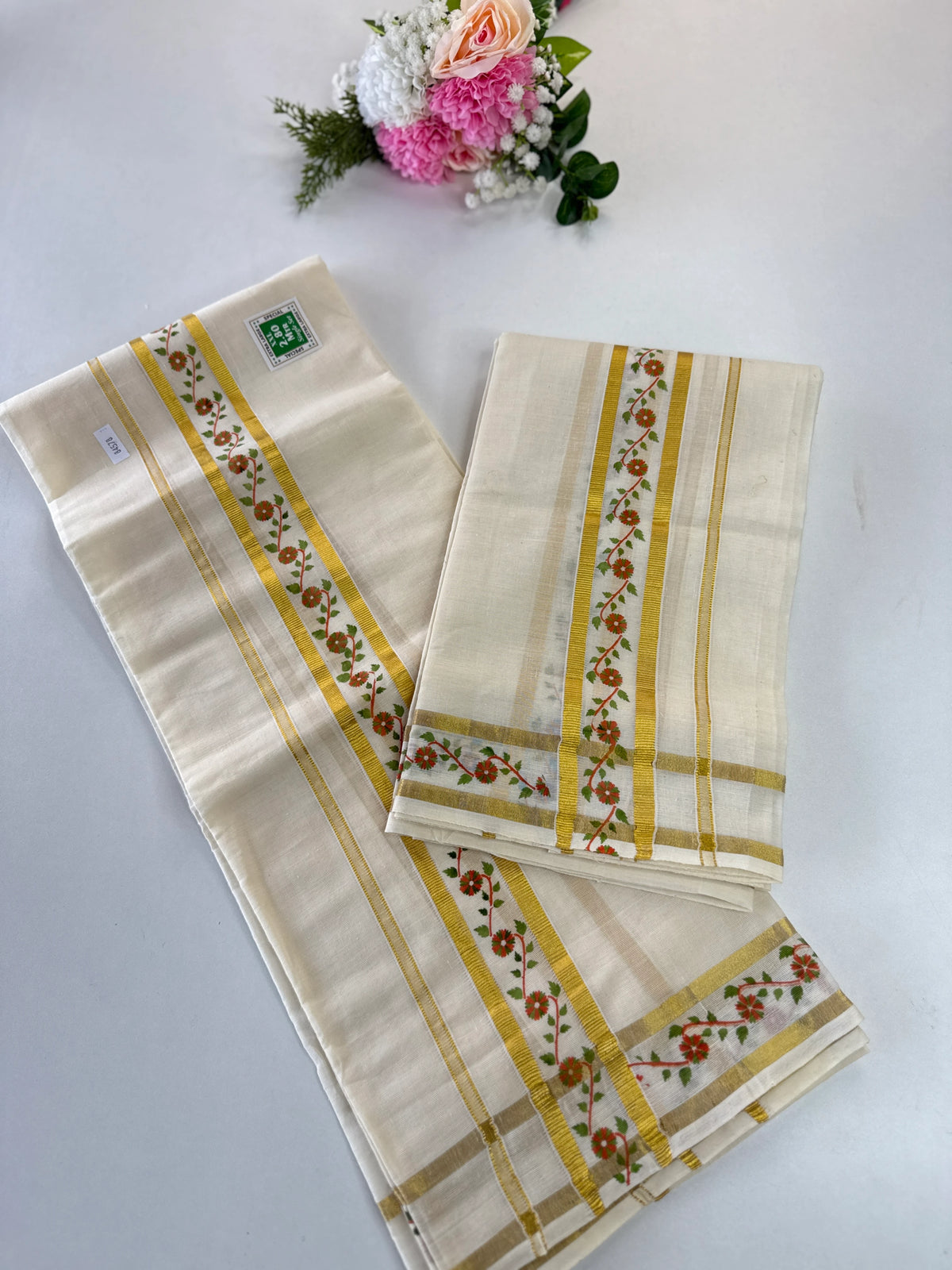 Onam set Mundu / 4578