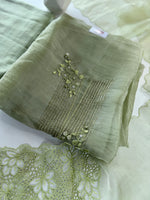Korean Organza Saree / U4834