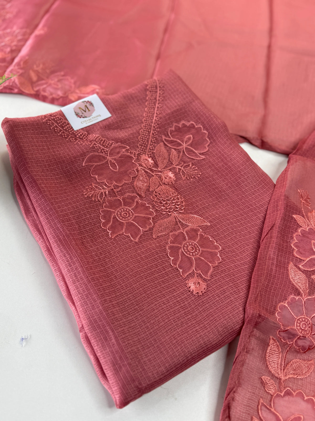 Silky kotta unstitched salwar set / NC199