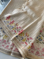 Semi Tussar Silk Saree /MD376