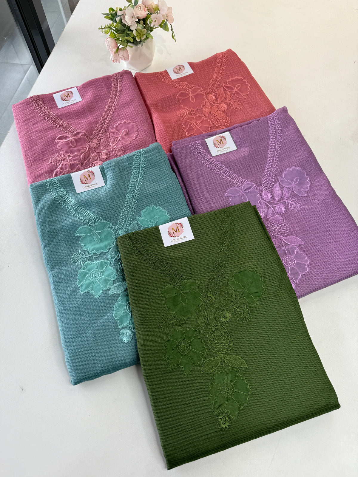 Silky kotta unstitched salwar set / NC199