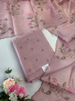 Soft Chanderi unstitched salwar set /NC305