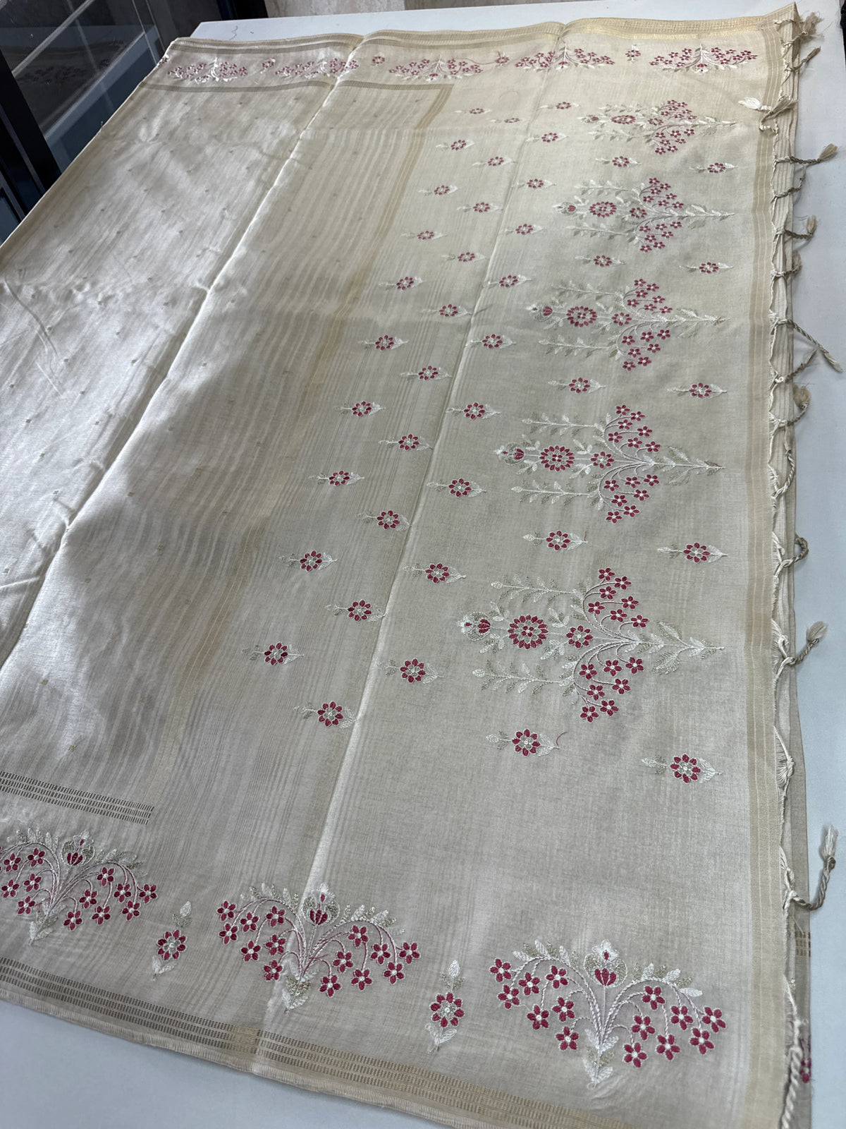 Soft semi Tussar saree/FG457