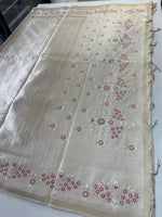 Soft semi Tussar saree/FG457