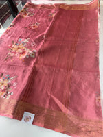 Flowy tissue saree / 229