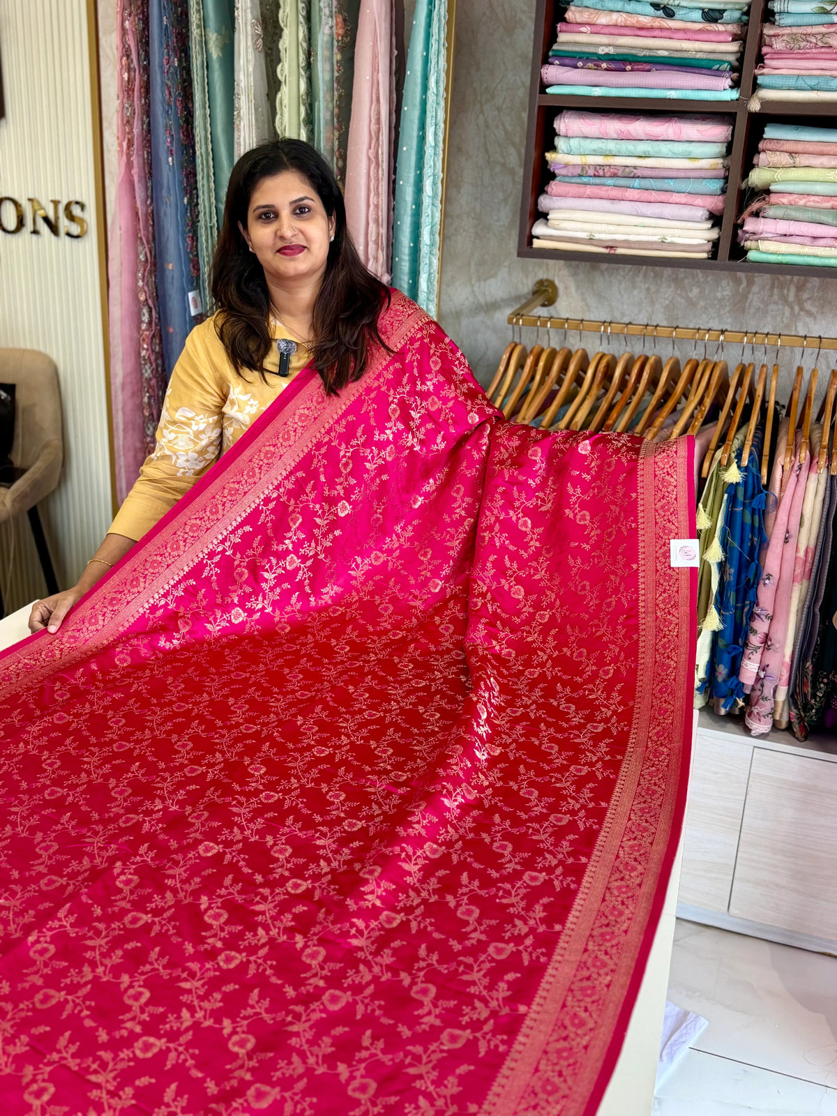 Semi silk banaras Saree/ VS66