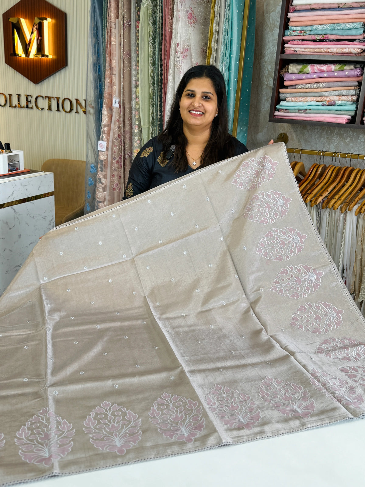 Slub Silk Saree/ 8004