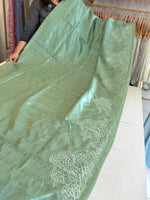 Semi silk finished saree/8065