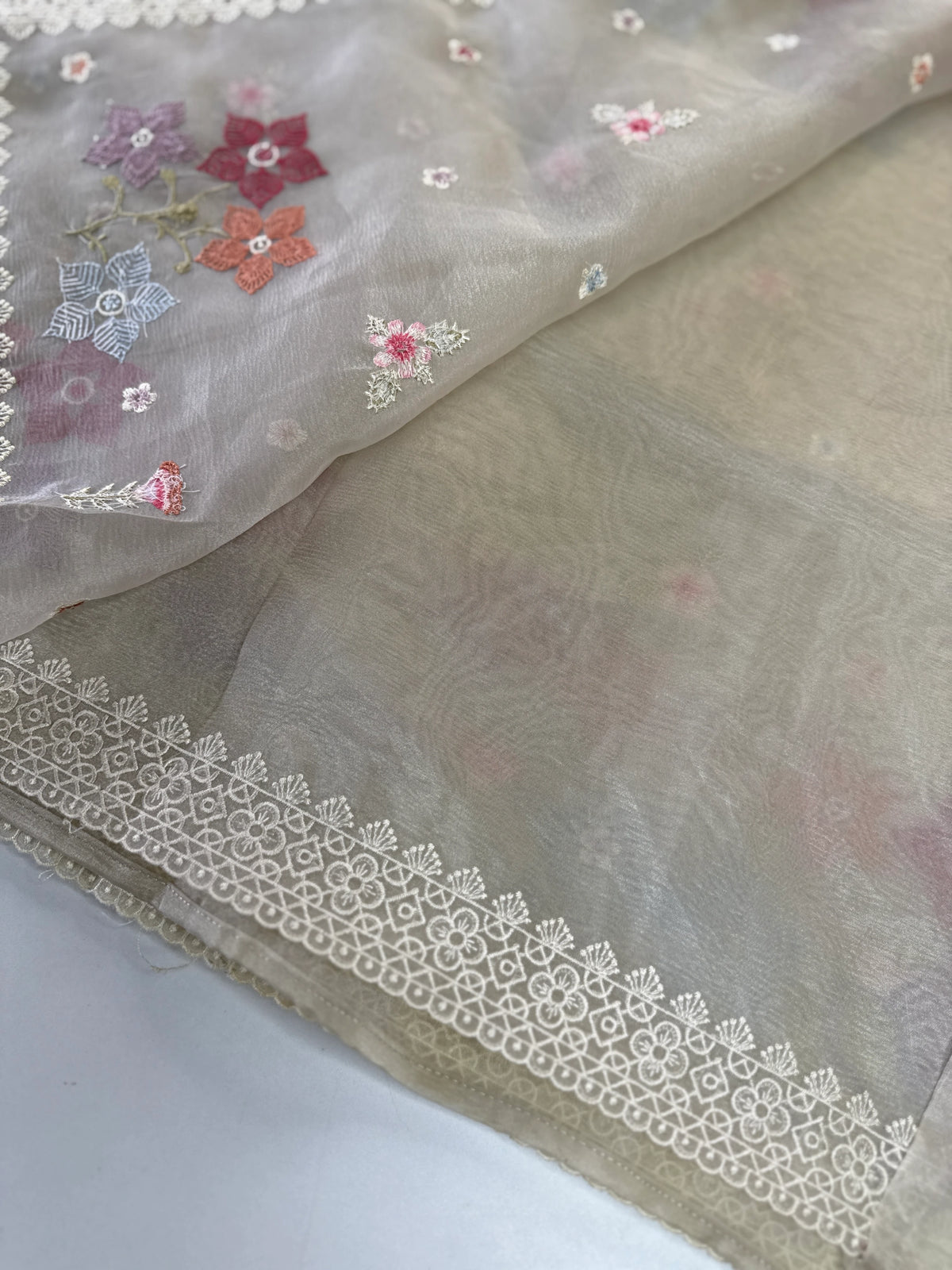 Crushed Tissue Saree/ CW323