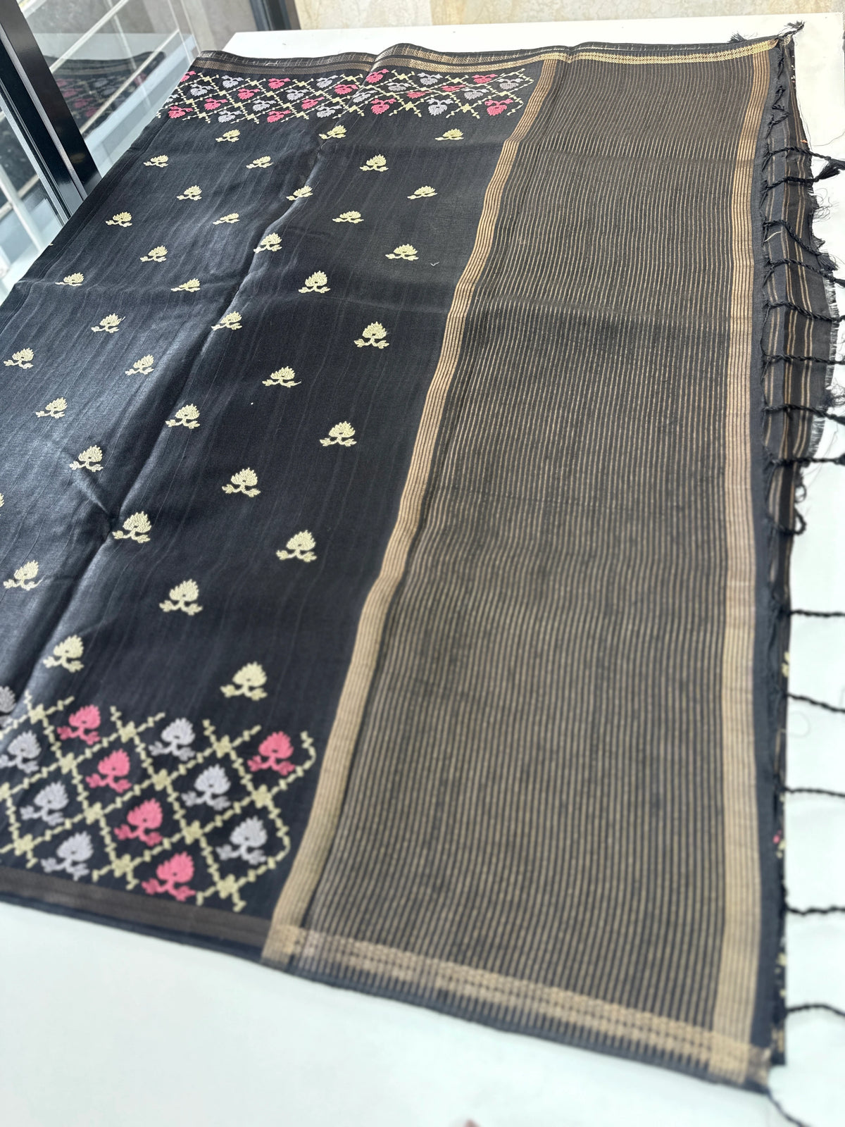 Soft semi Tussar saree/DP385