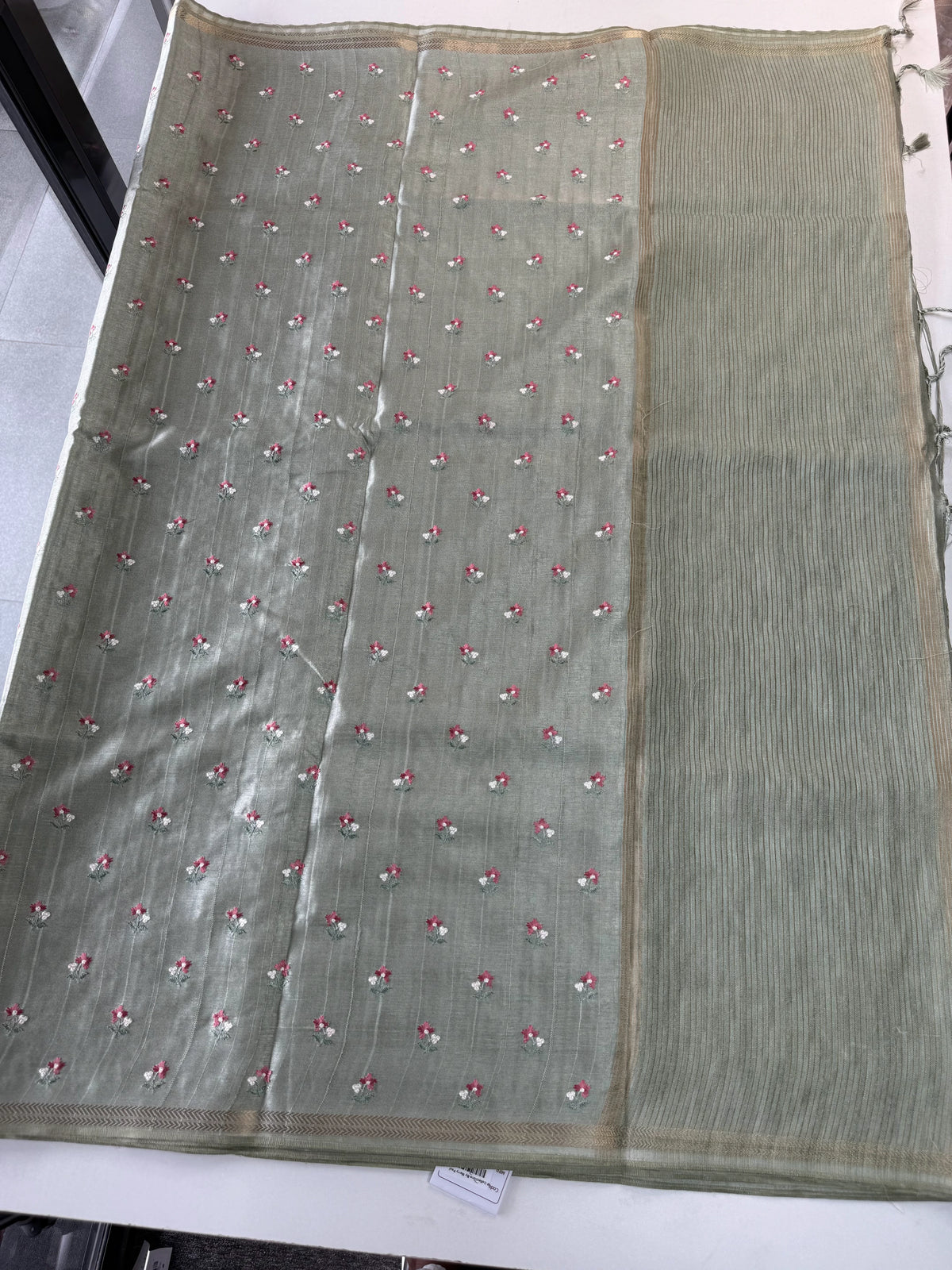 Soft semi Tussar silk saree/GD25