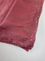 Crushed organza saree/HW344