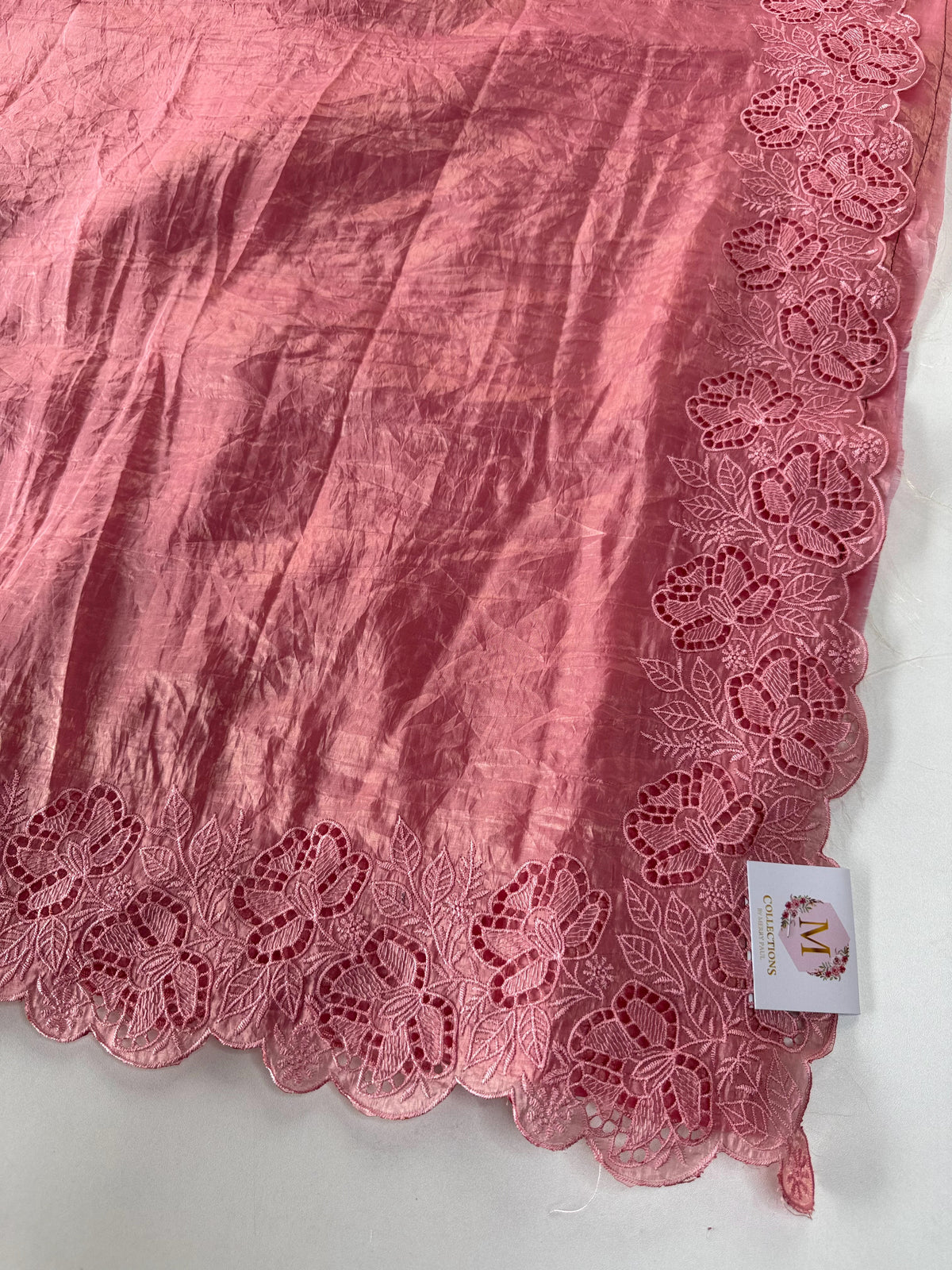 Crushed Organza Saree/ PN562