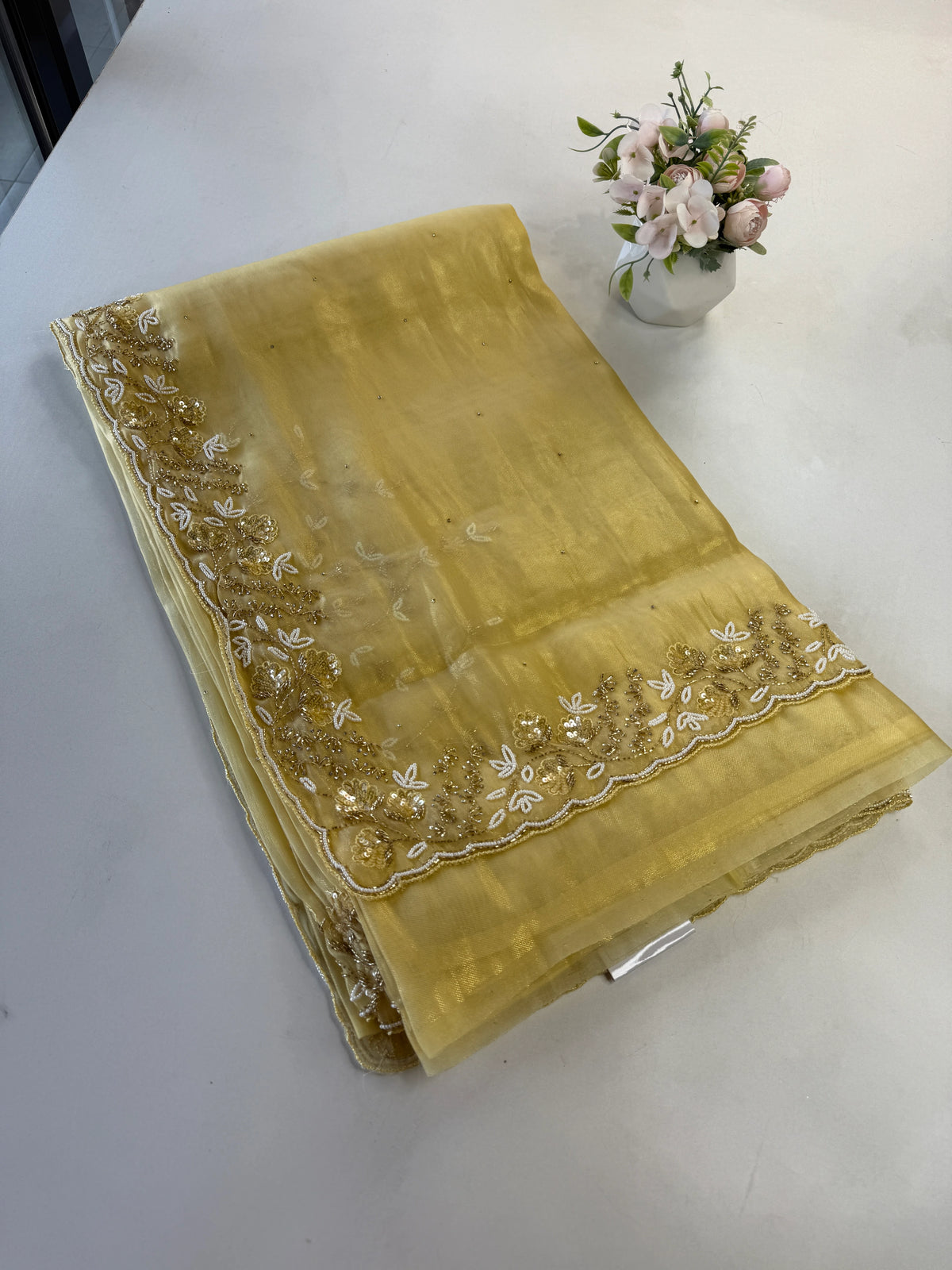 Tissue Organza Saree/ SA015