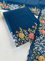 Semi corduroyUnstitched salwar set / NC142