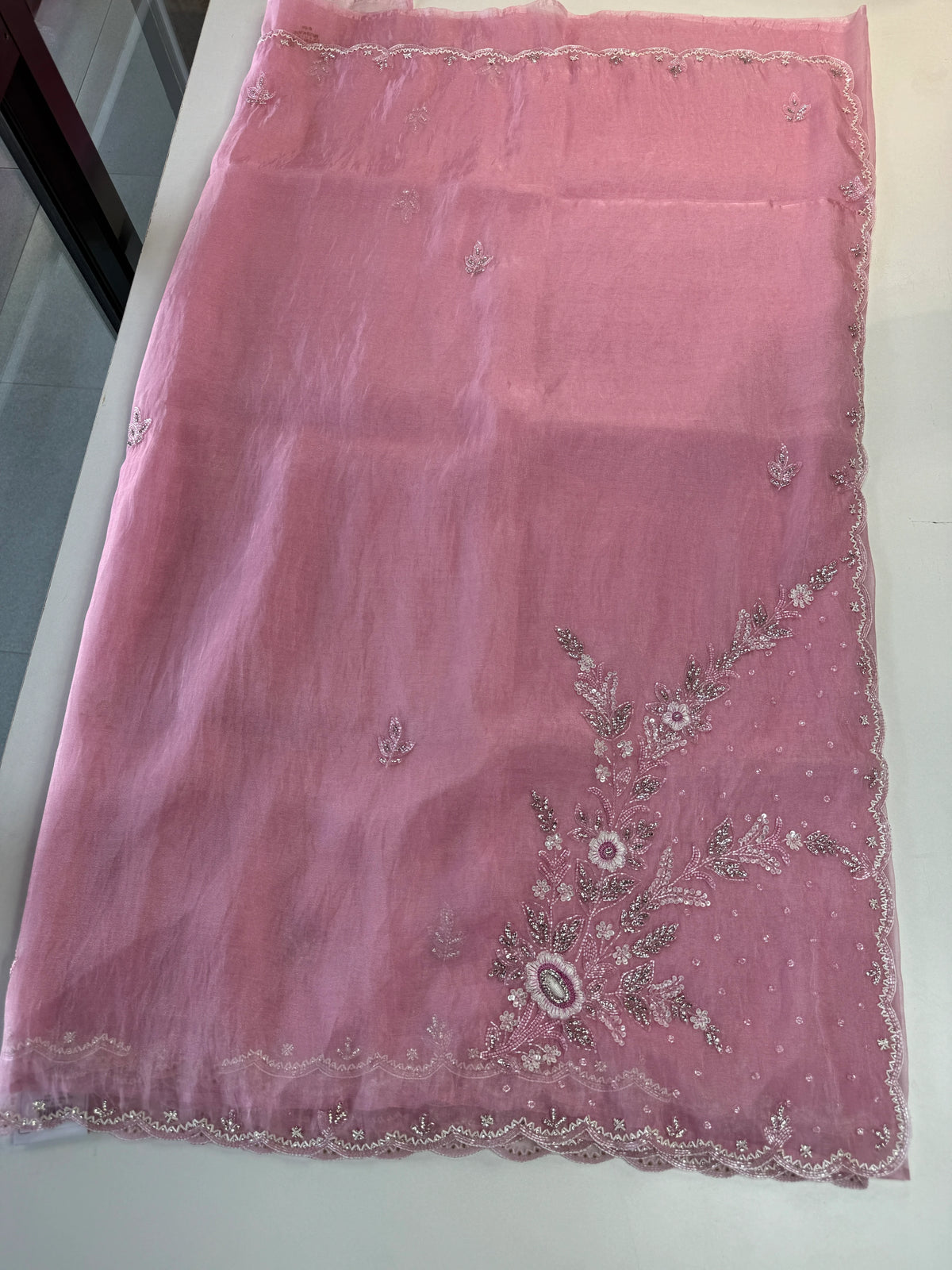 Korean Organza Saree/HW402