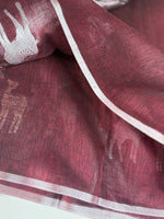 linen Saree/1116
