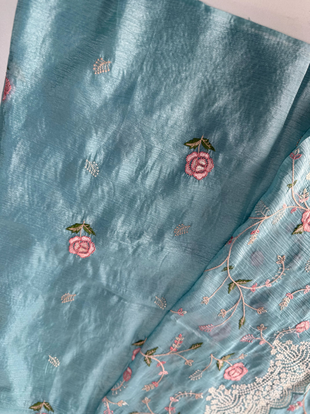 Crushed Crape Saree/ SC75