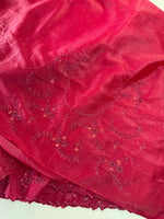 Crushed crape saree/HW324
