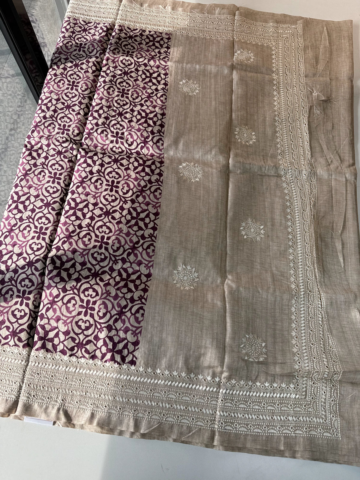 Semi Silk saree /2438