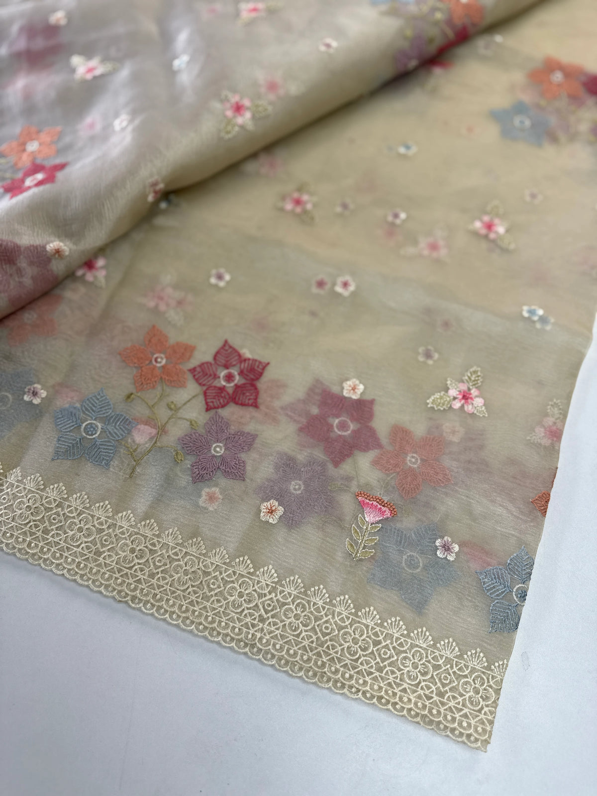 Crushed Tissue Saree/ CW323