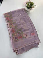 Satin Organza Saree/ WS97