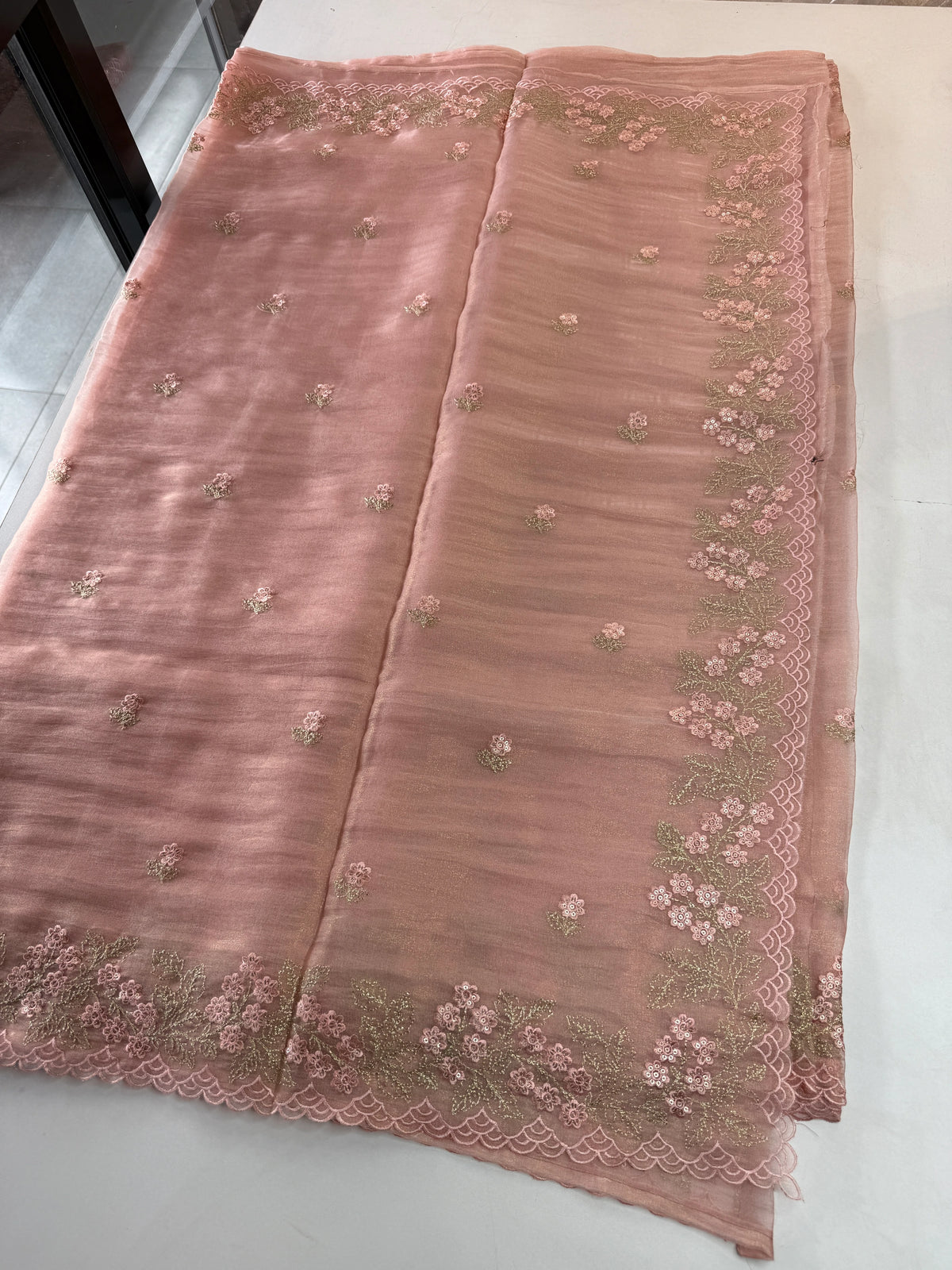 Organza blended saree/ BL924