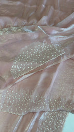 Satin organza saree/ 5509