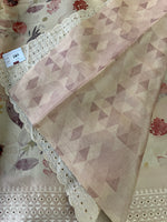 Semi Silk Blended Saree/7599