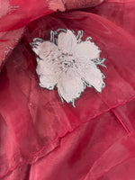 Glass Organza Saree/ KB24