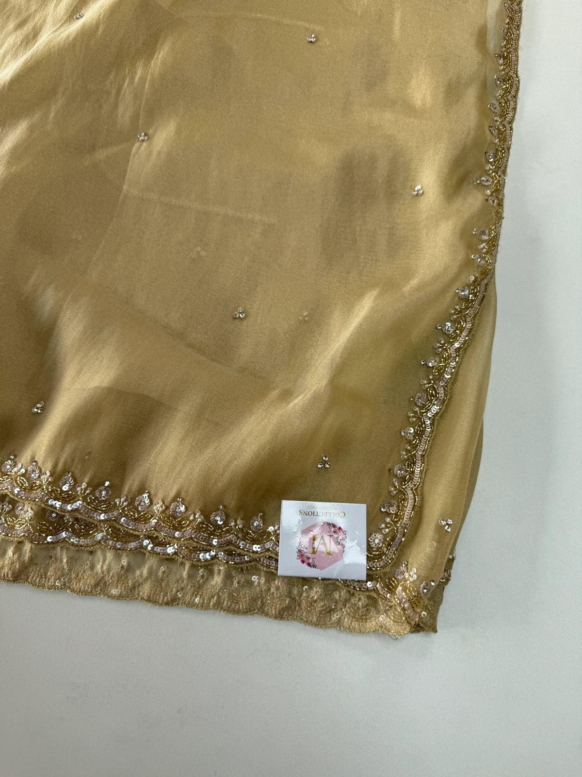 Tissue Georgette Saree/ 9116