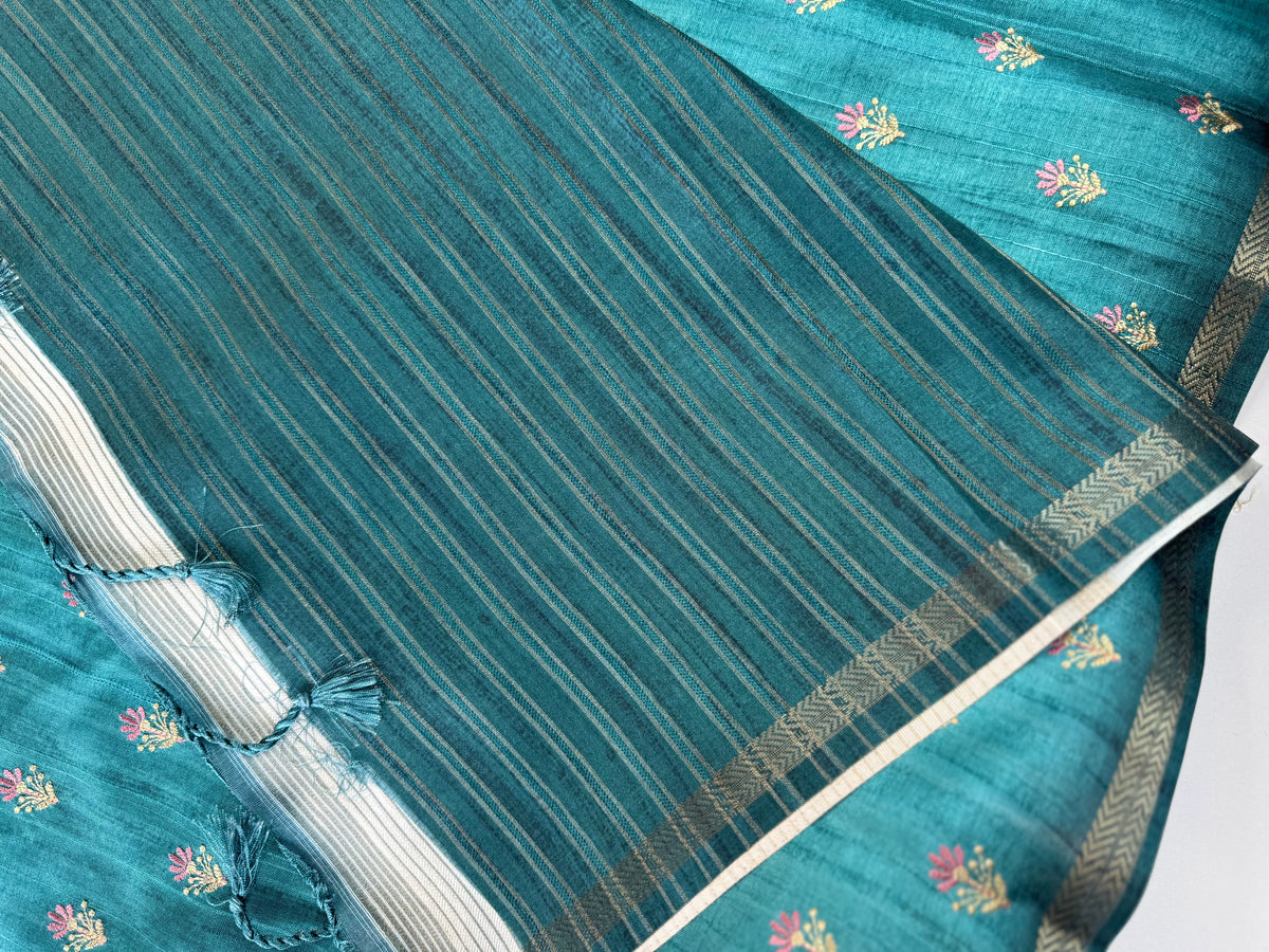 Soft Semi Tussar Saree / FG381
