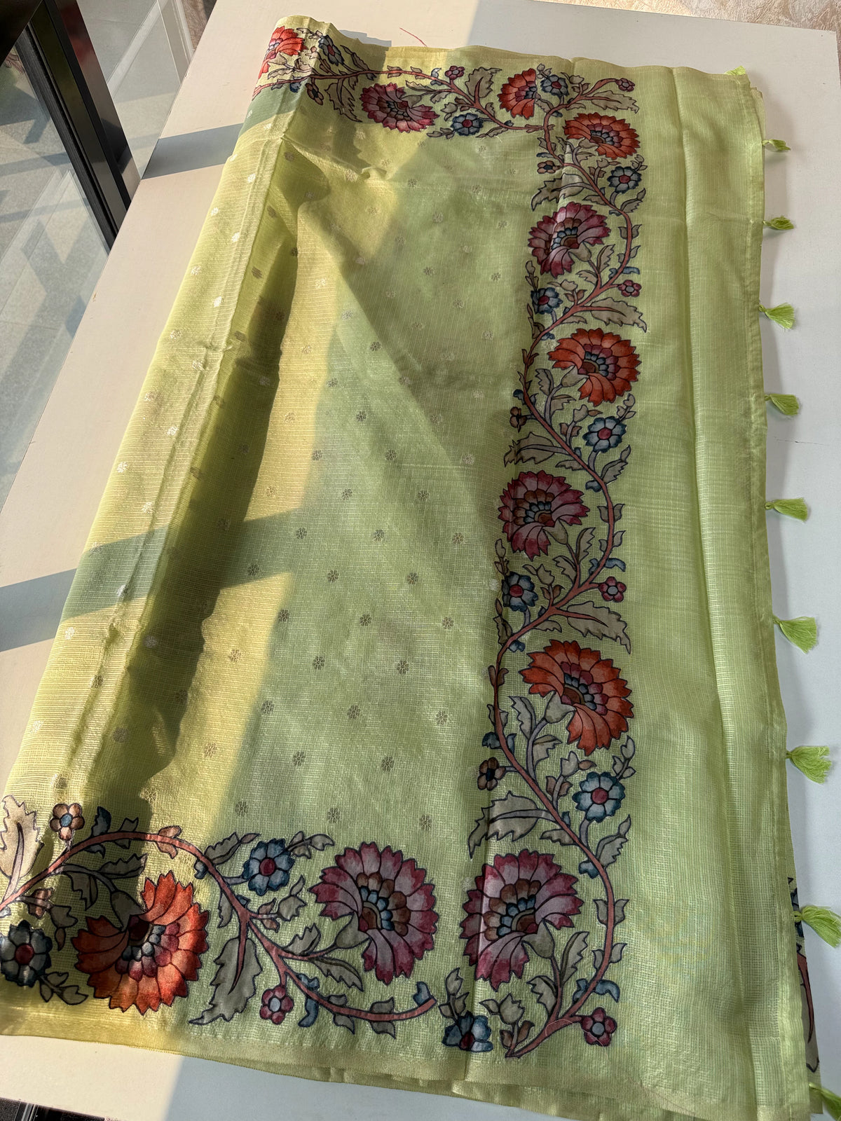 Banarasi weaved silky kotta saree/ AWS11