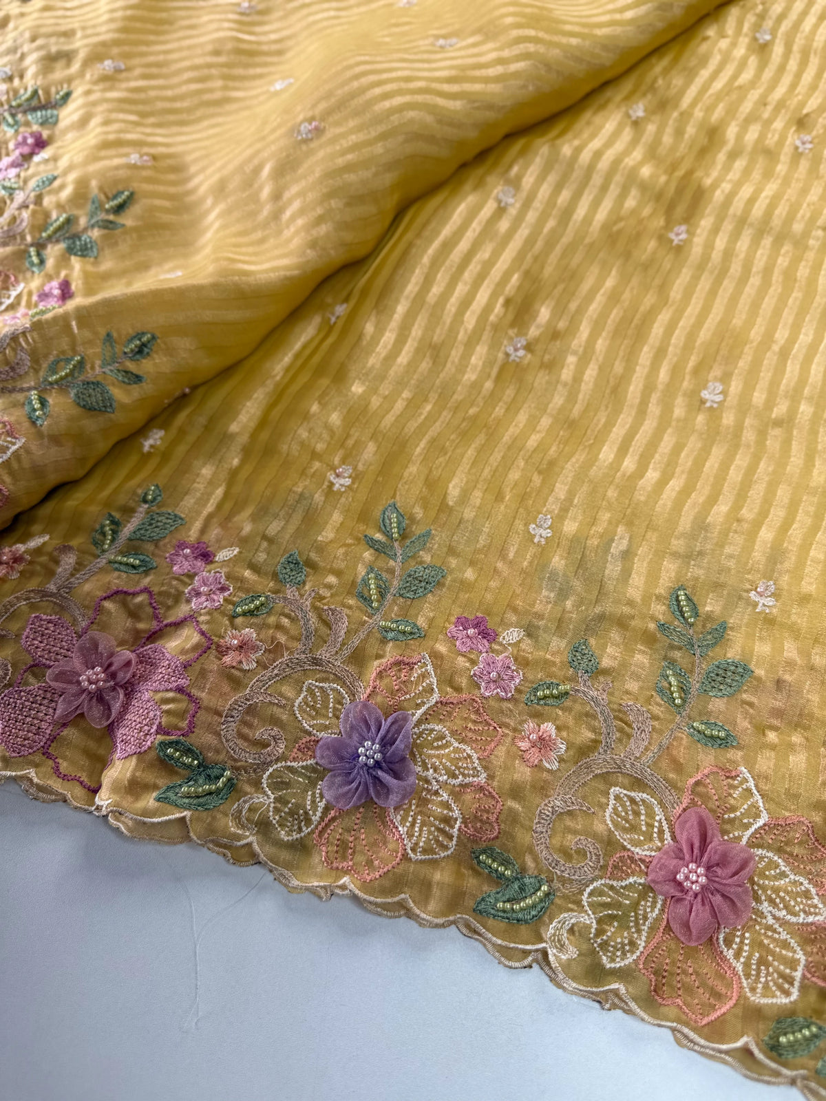 Satin Organza Saree/ WS97