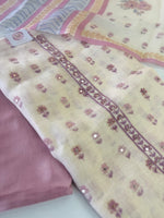 Linen cotton unstitched salwar set / NC302